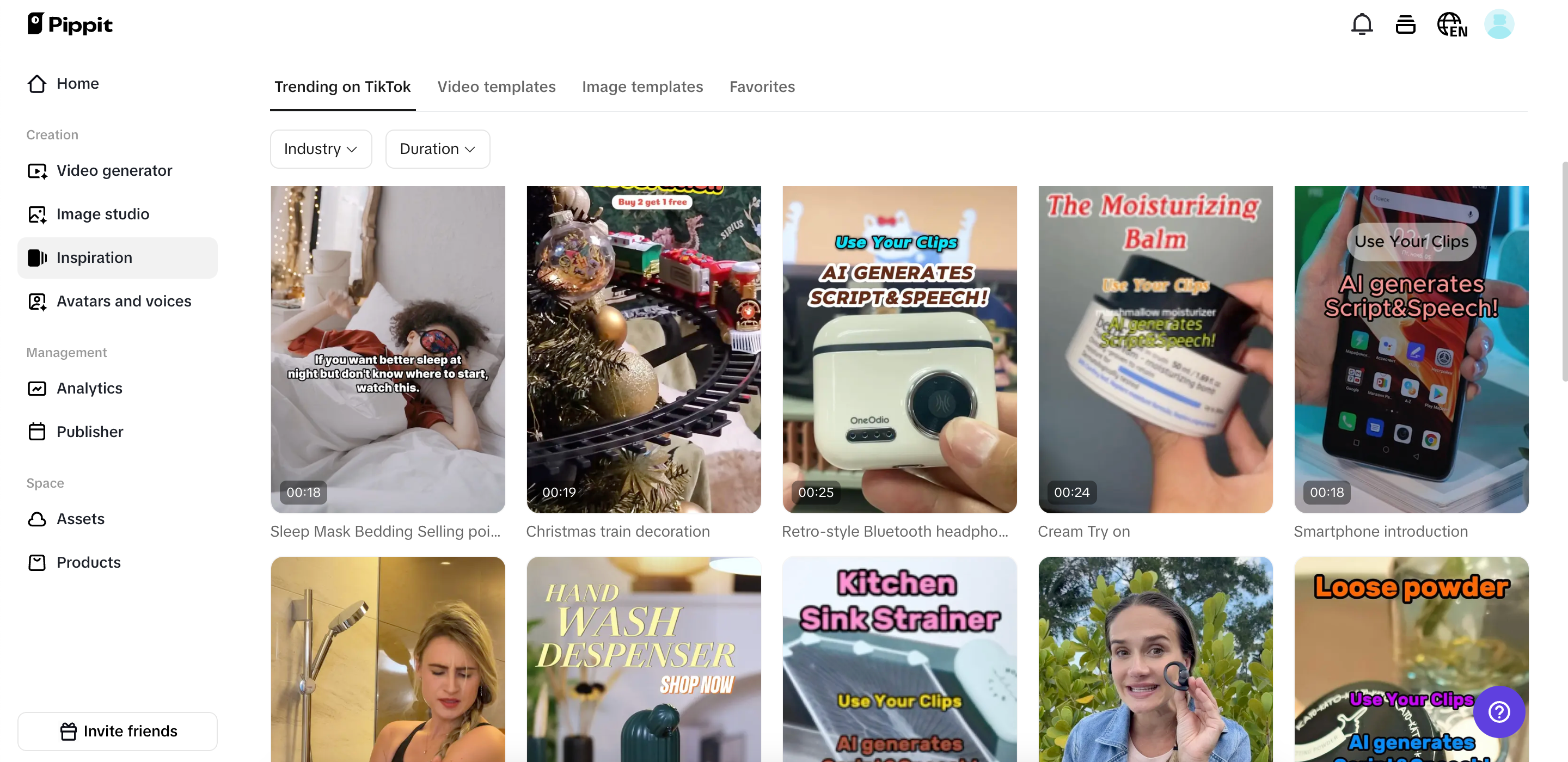 Multiple job posting templates