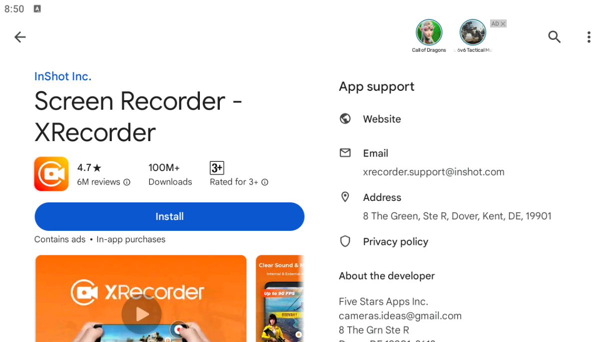 XRecorder 'ı Yükle