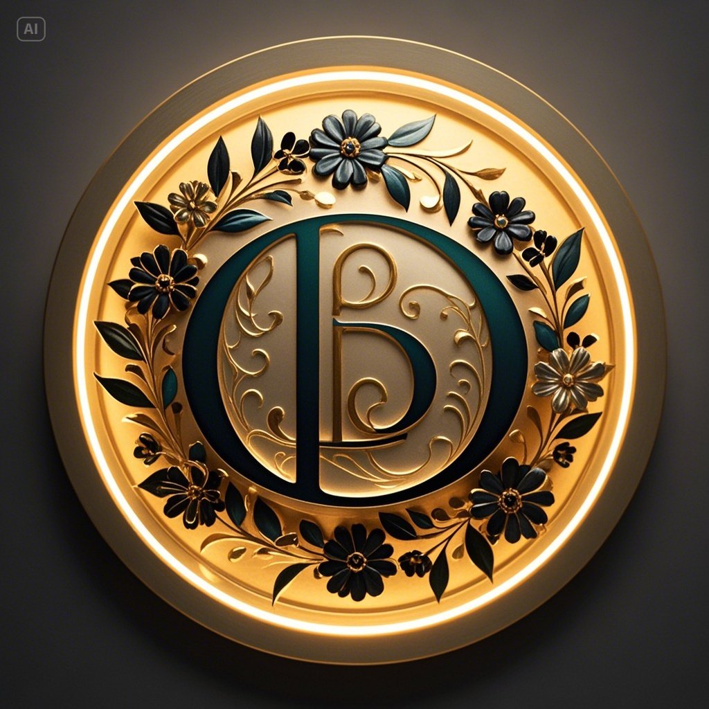 CD monogram logo tasarımı