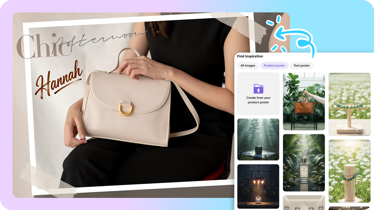 Create marketing materials with a signature