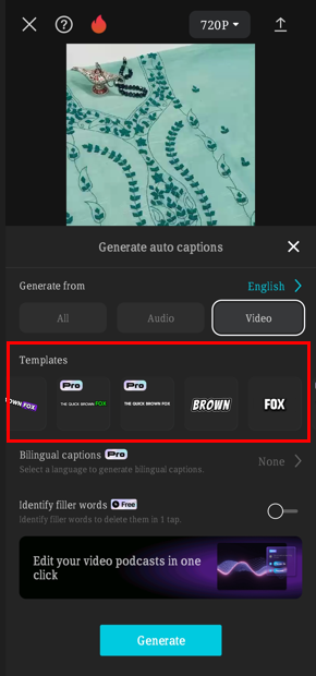 Plantillas de subtítulos gratuitas