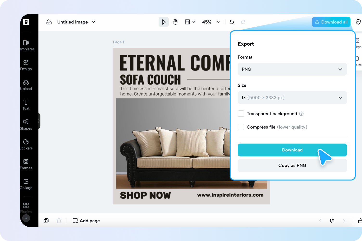 Download your brand image