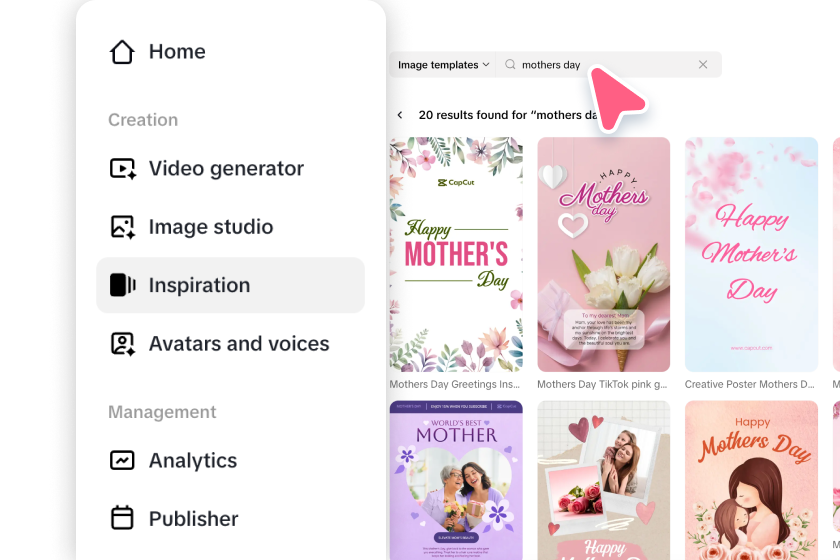 Step 1: Access inspiration
