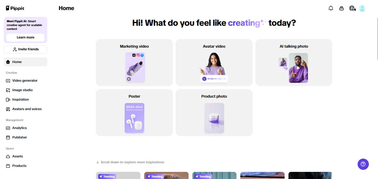 Twórca marketingowych filmów Pippit