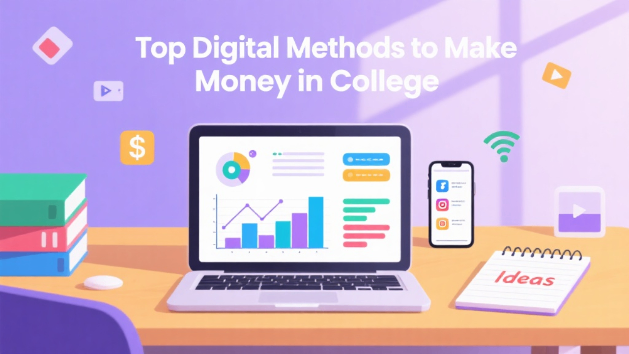 Top digital methods to make money in college