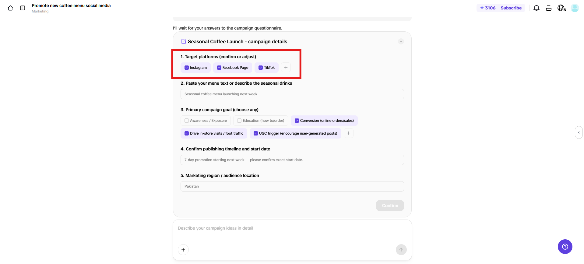 Platform-centric emotional content