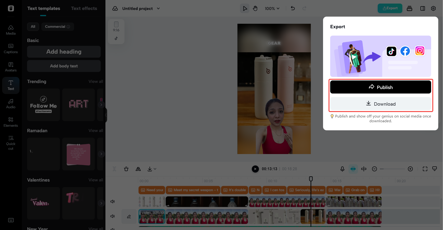 Edit your video