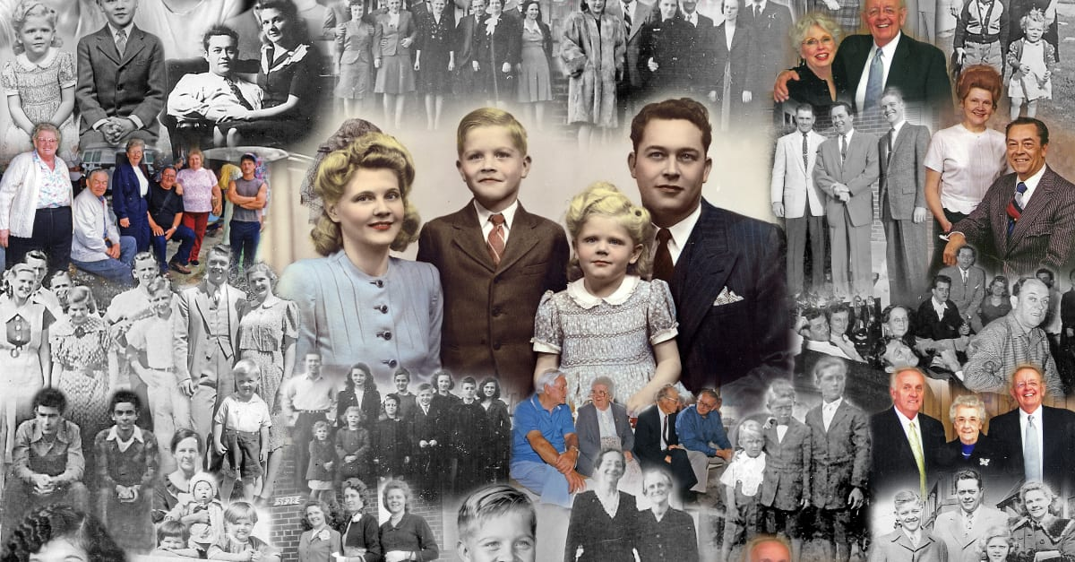 Interface of collage blend