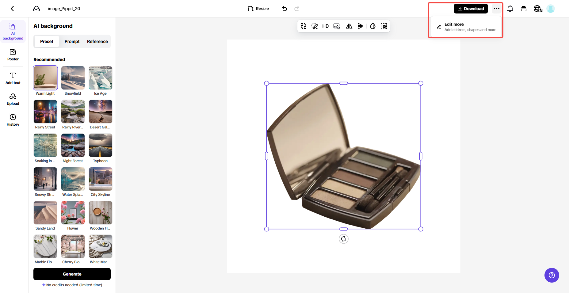 Refine and export