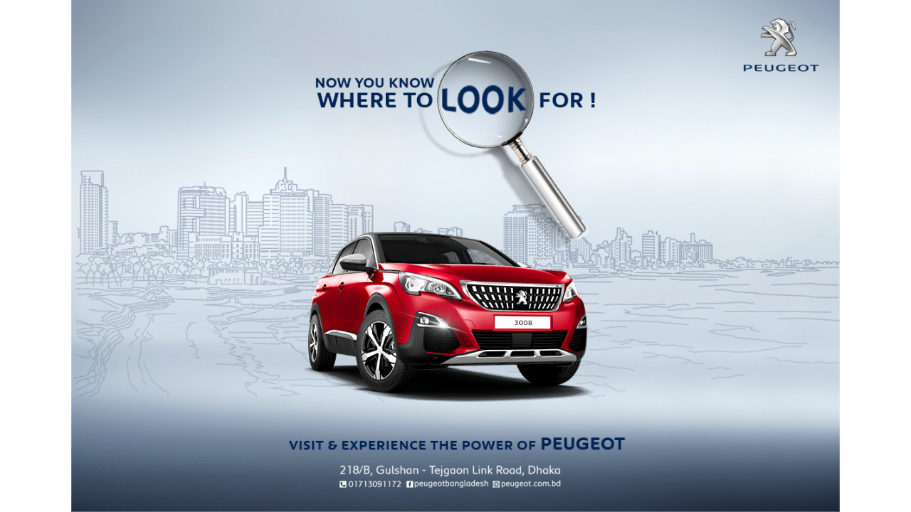 PEUGEOT automotive ad
