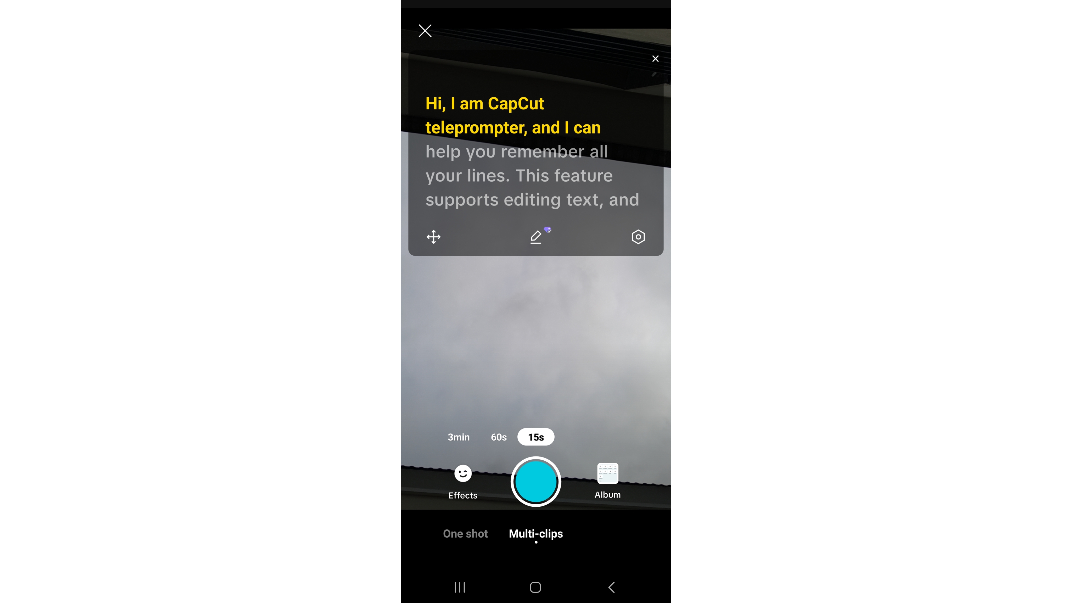 best teleprompter app - CapCut App