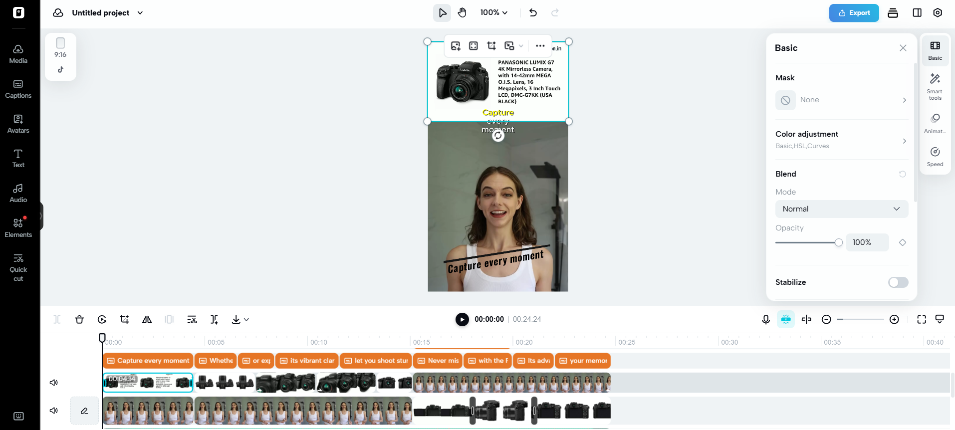 Multi-track editor