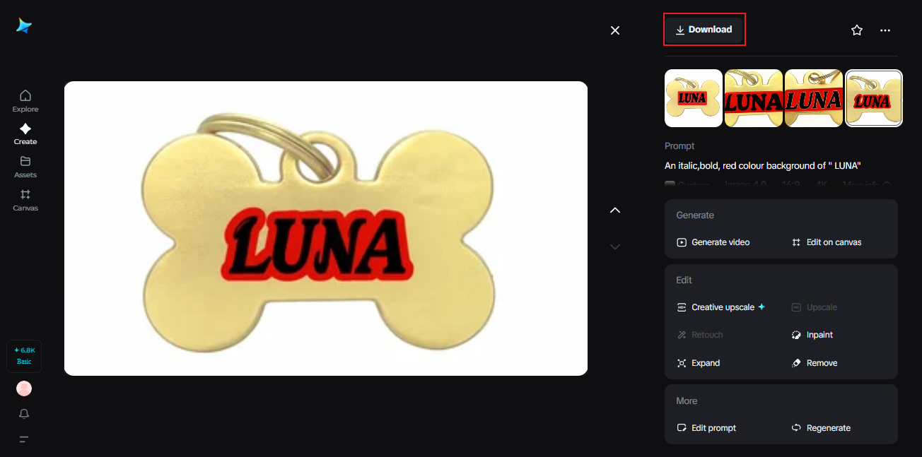 dog bone name tag