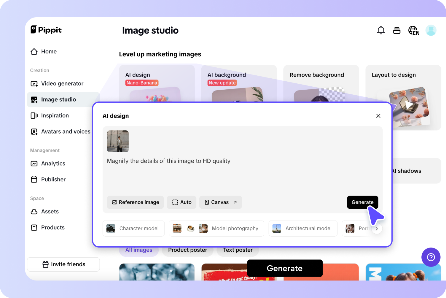 Magnifying image details