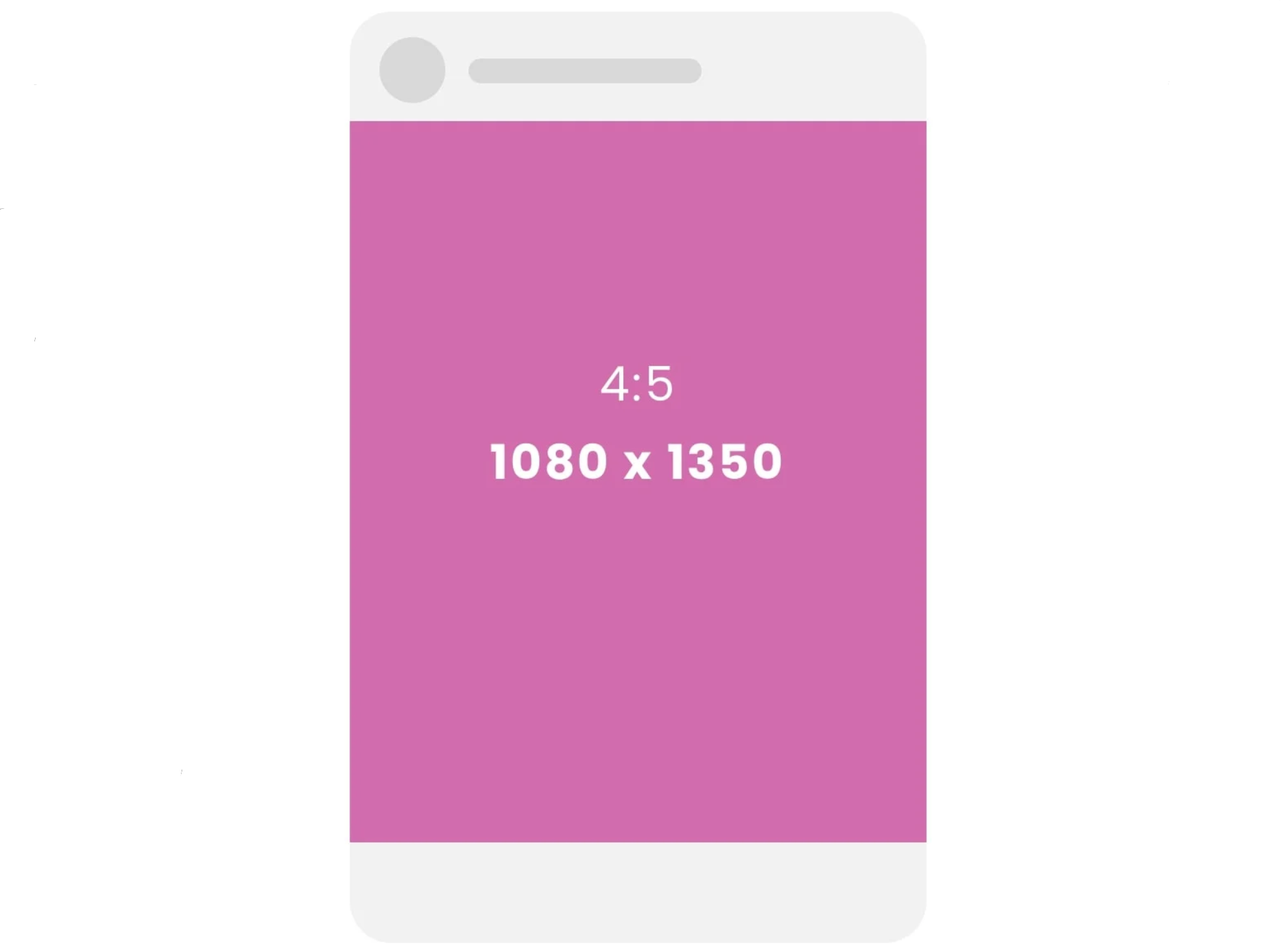Publication portrait Instagram verticale 1080x1350 avec mise en page en plein corps.