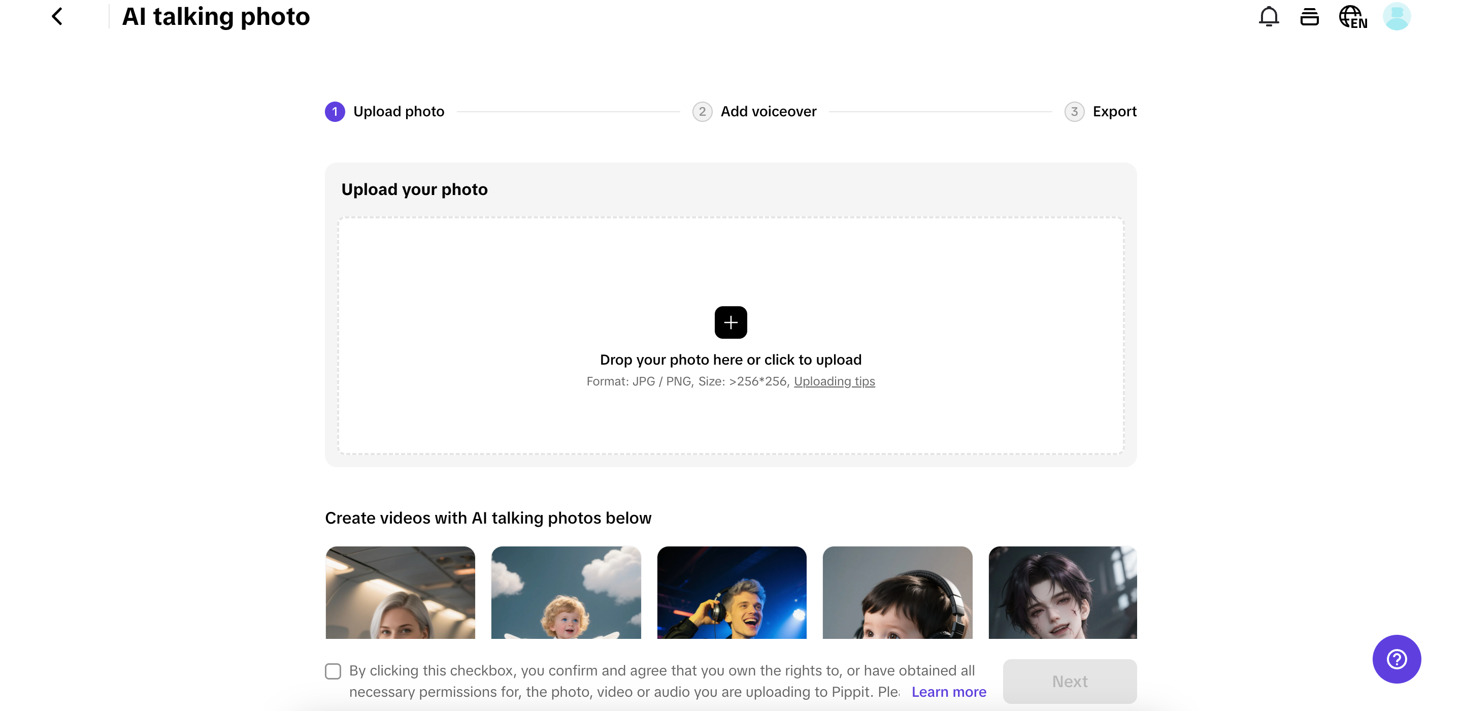 Make your photo talk