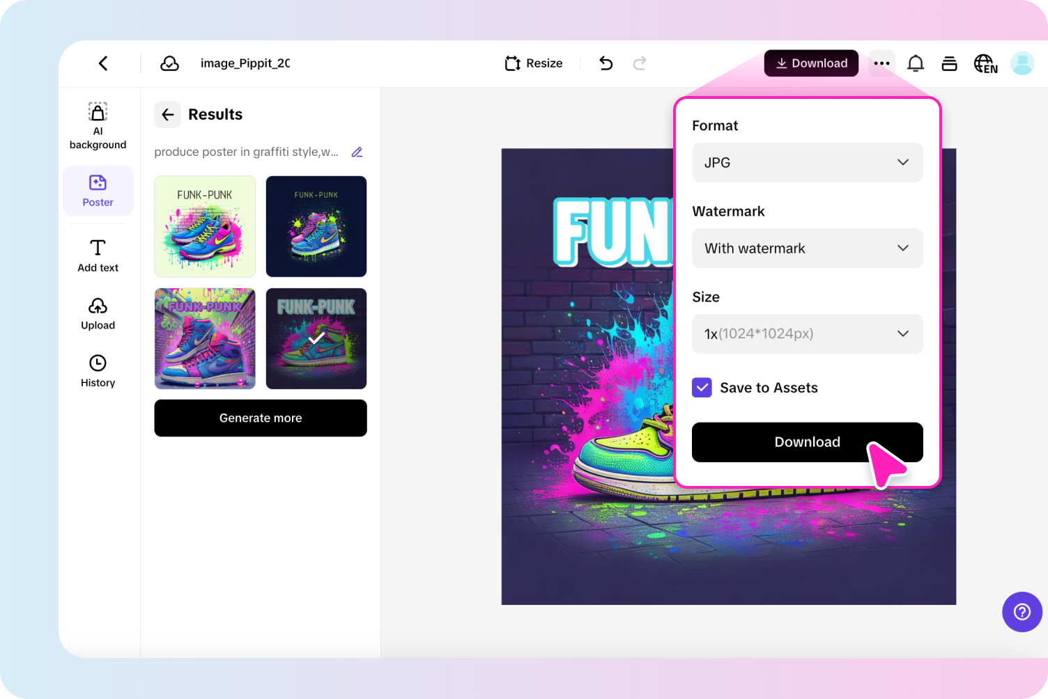 export your design