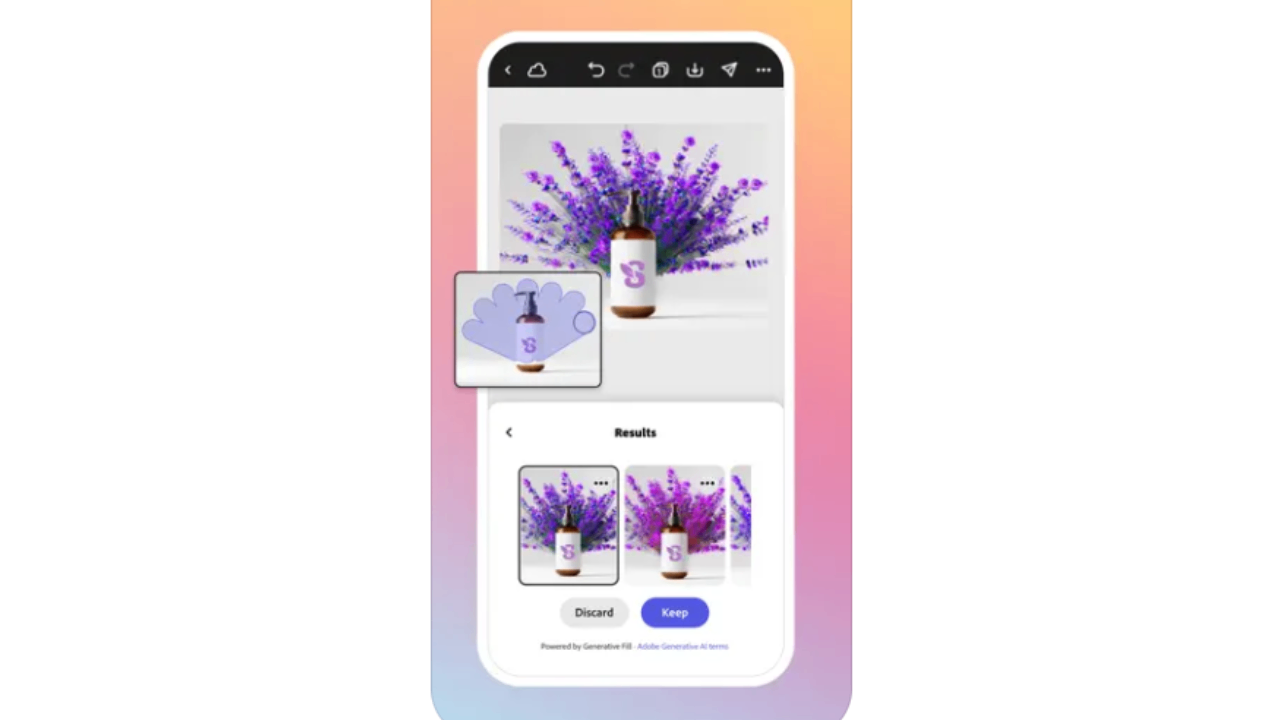 Adobe Express - arka plan fotoğraf düzenleme uygulaması