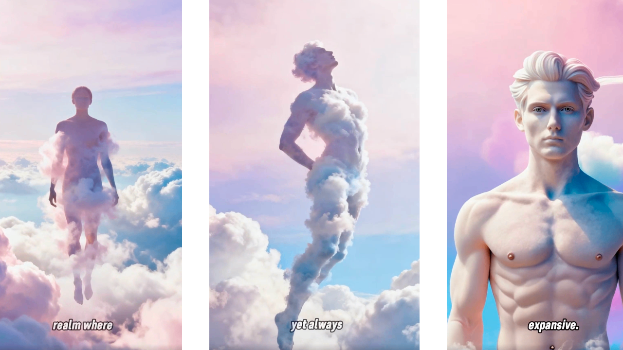 Surreal dream sequence video