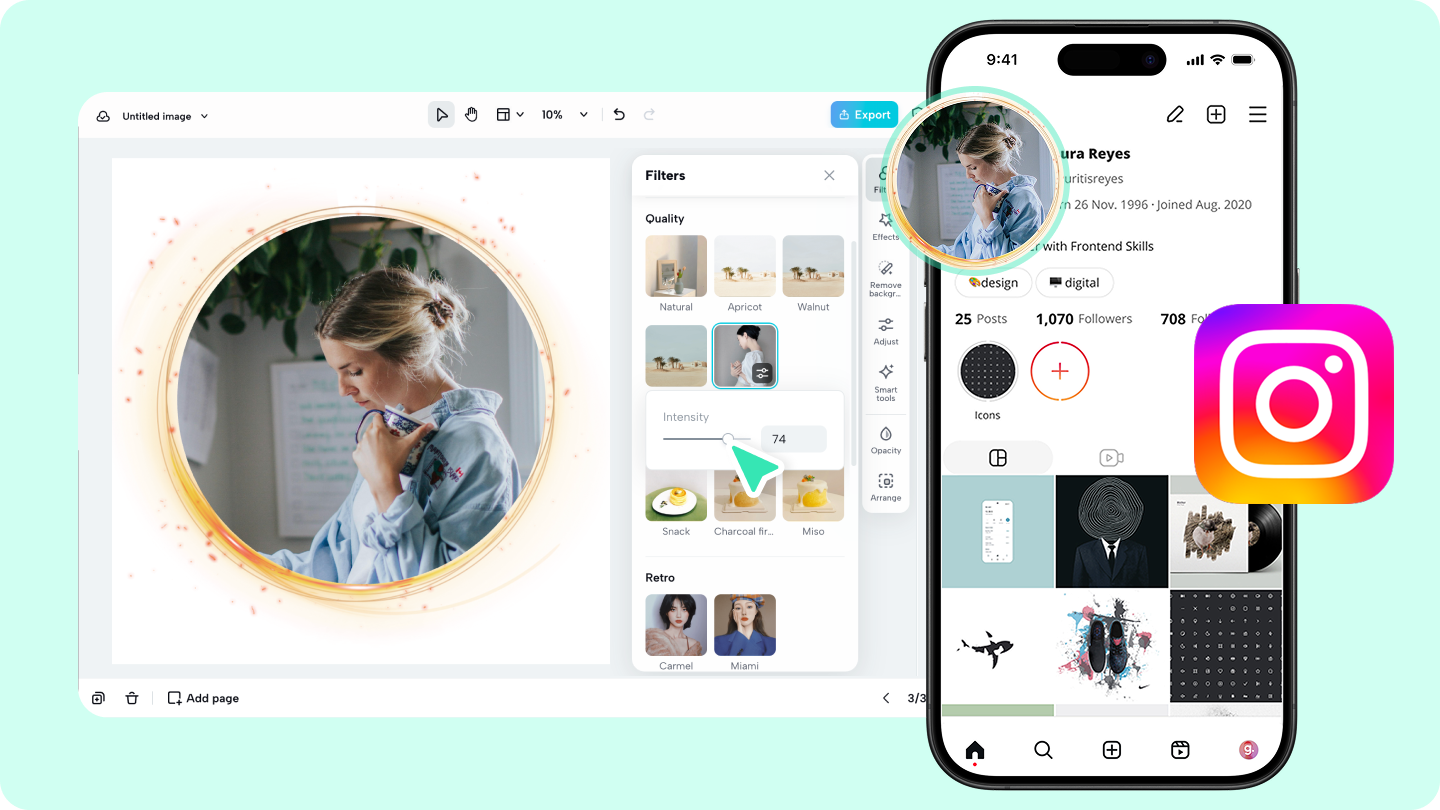how to edit instagram profile