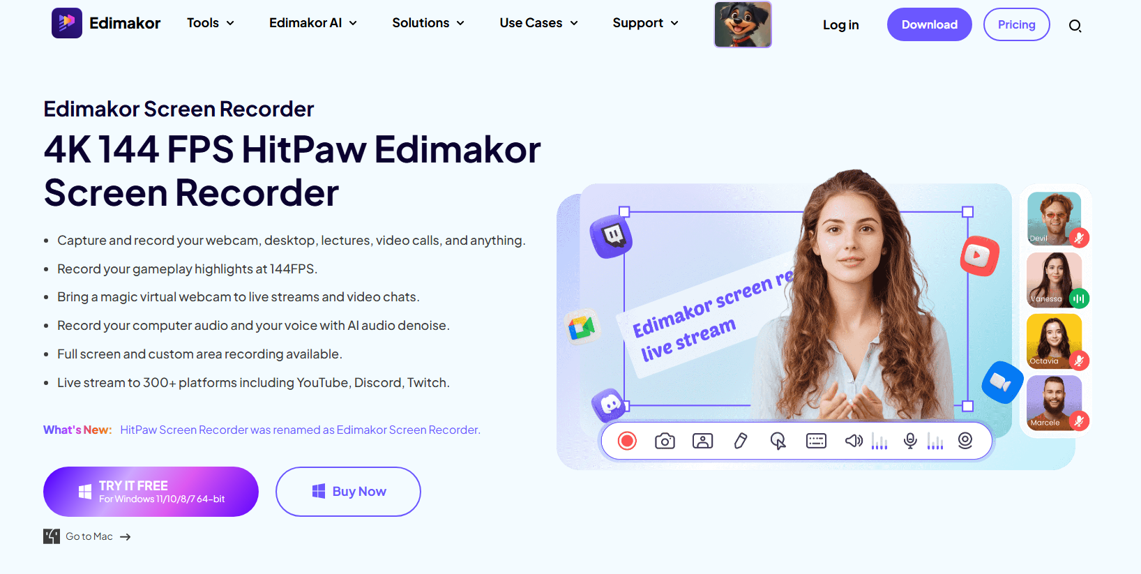 Grabador de pantalla HitPaw