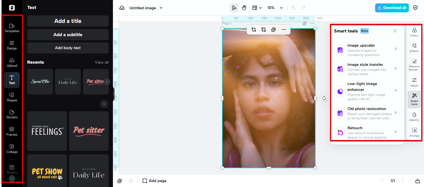 Pippit image editor