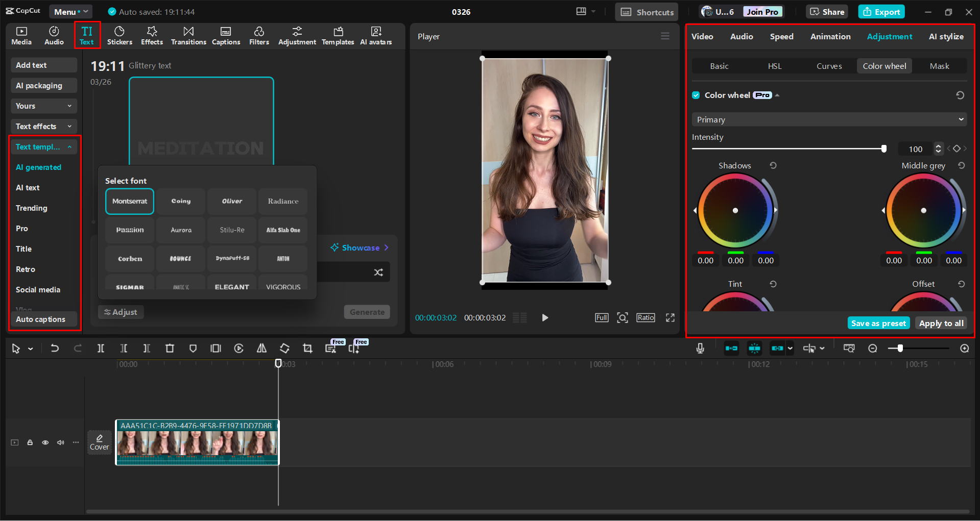 Verfeinerung und Verbesserung von Instagram Reels im CapCut Desktop-Video-Editor