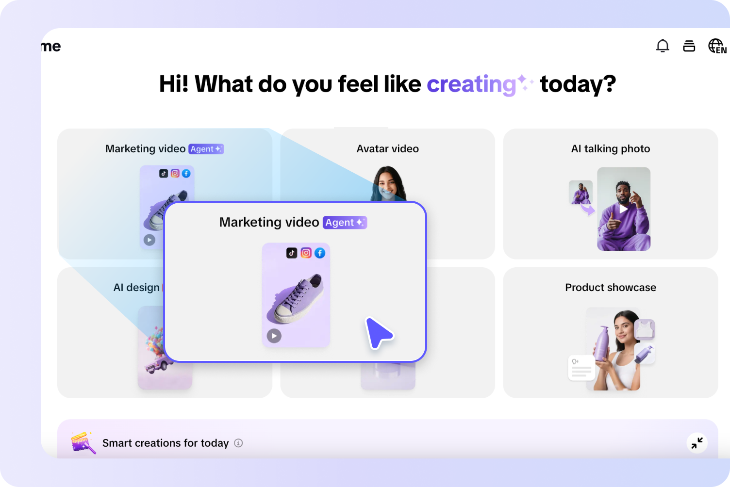 Opening AI video generator