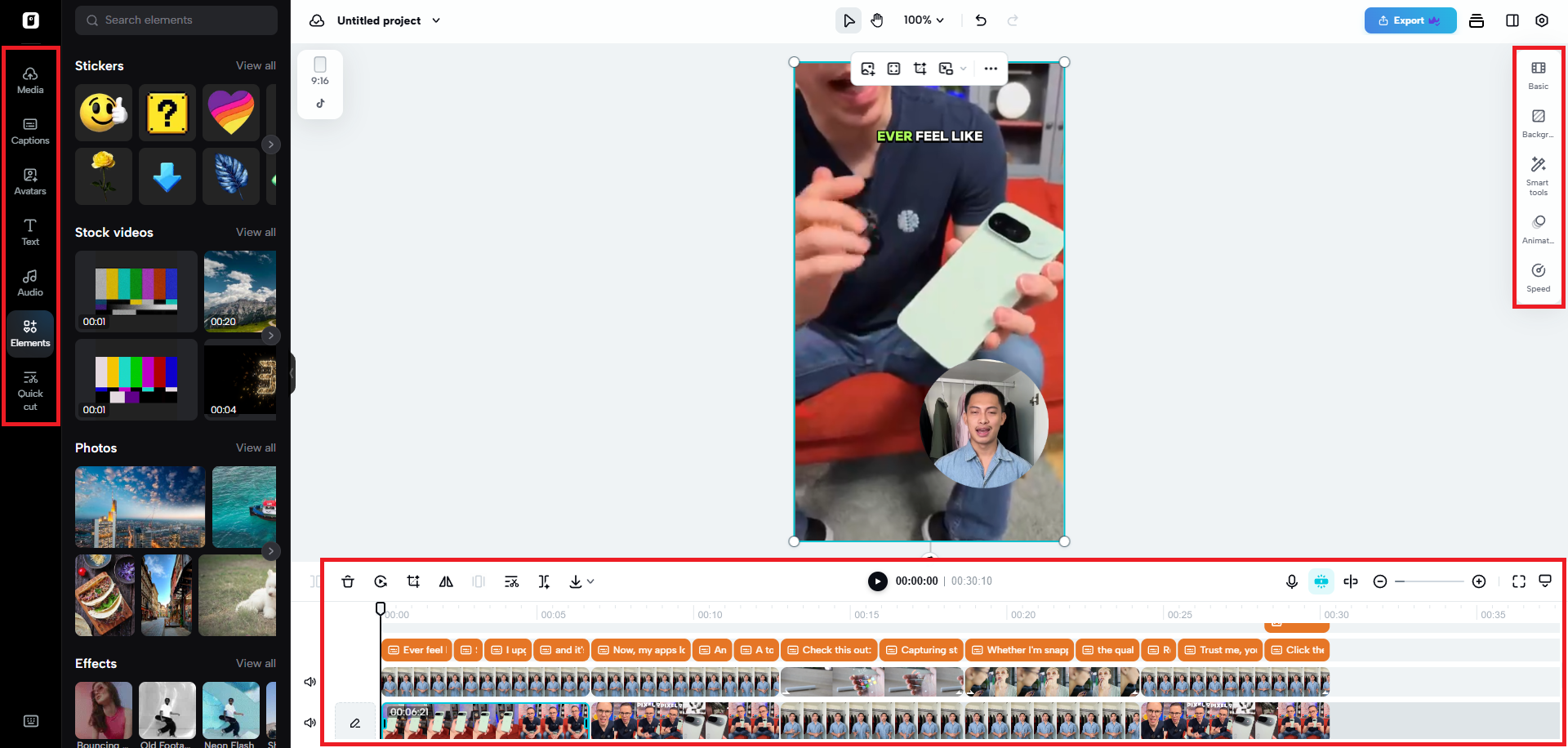 Take advantage of Pippit's advanced editing functions