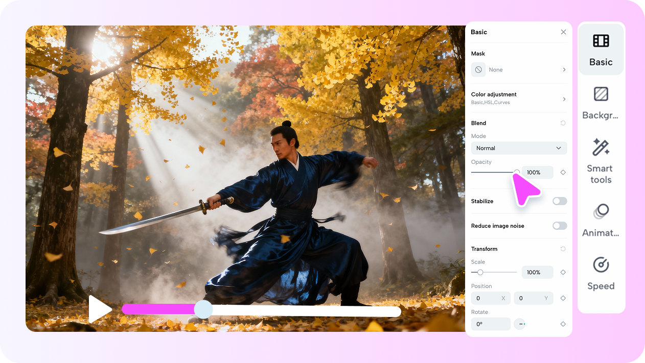 Advance editing features 