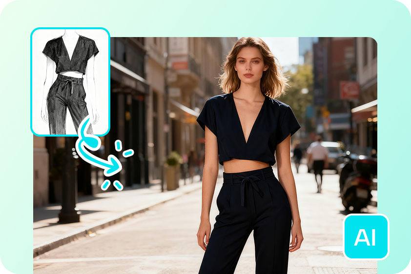 Creating a digital fashion pattern preview