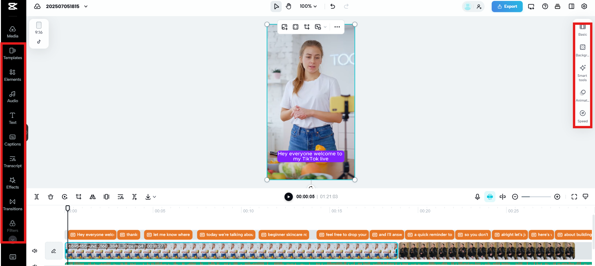 Edit your video