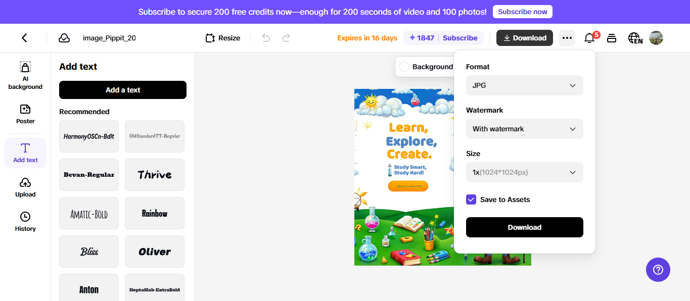 Download or edit more