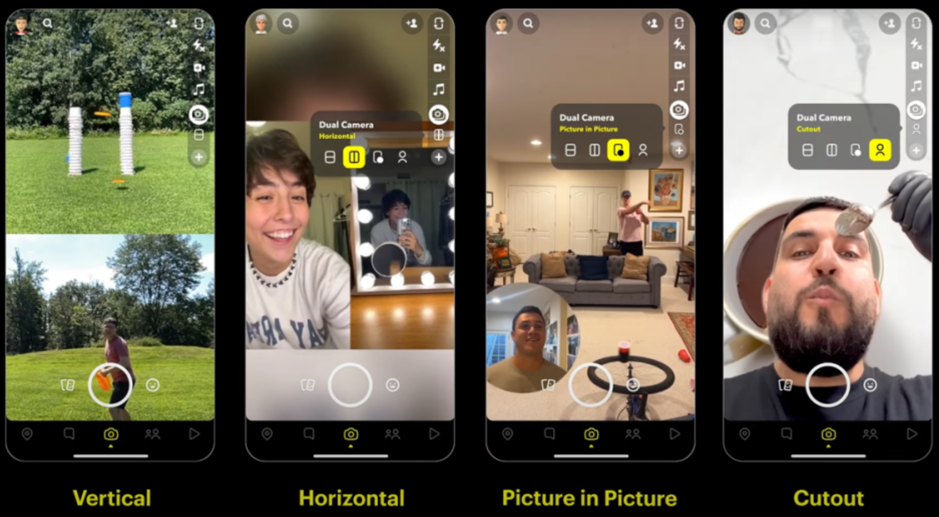 Interface of Snapchat - the best Snapchat photo editor