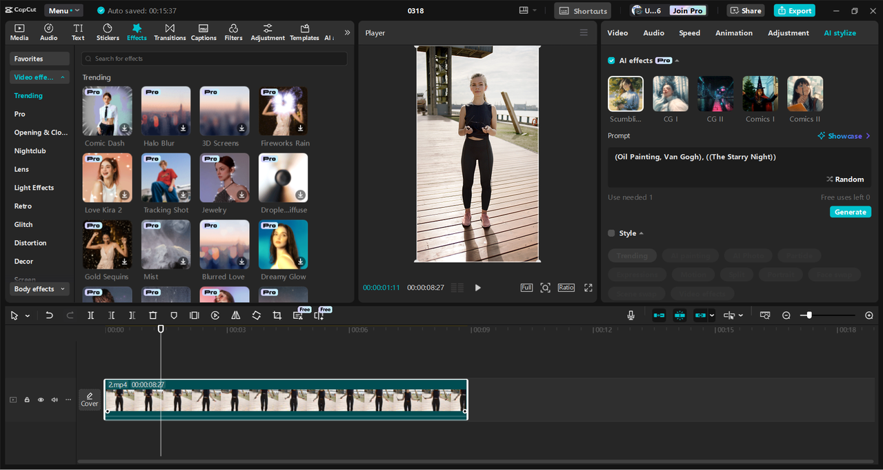 Editor video CapCut desktop