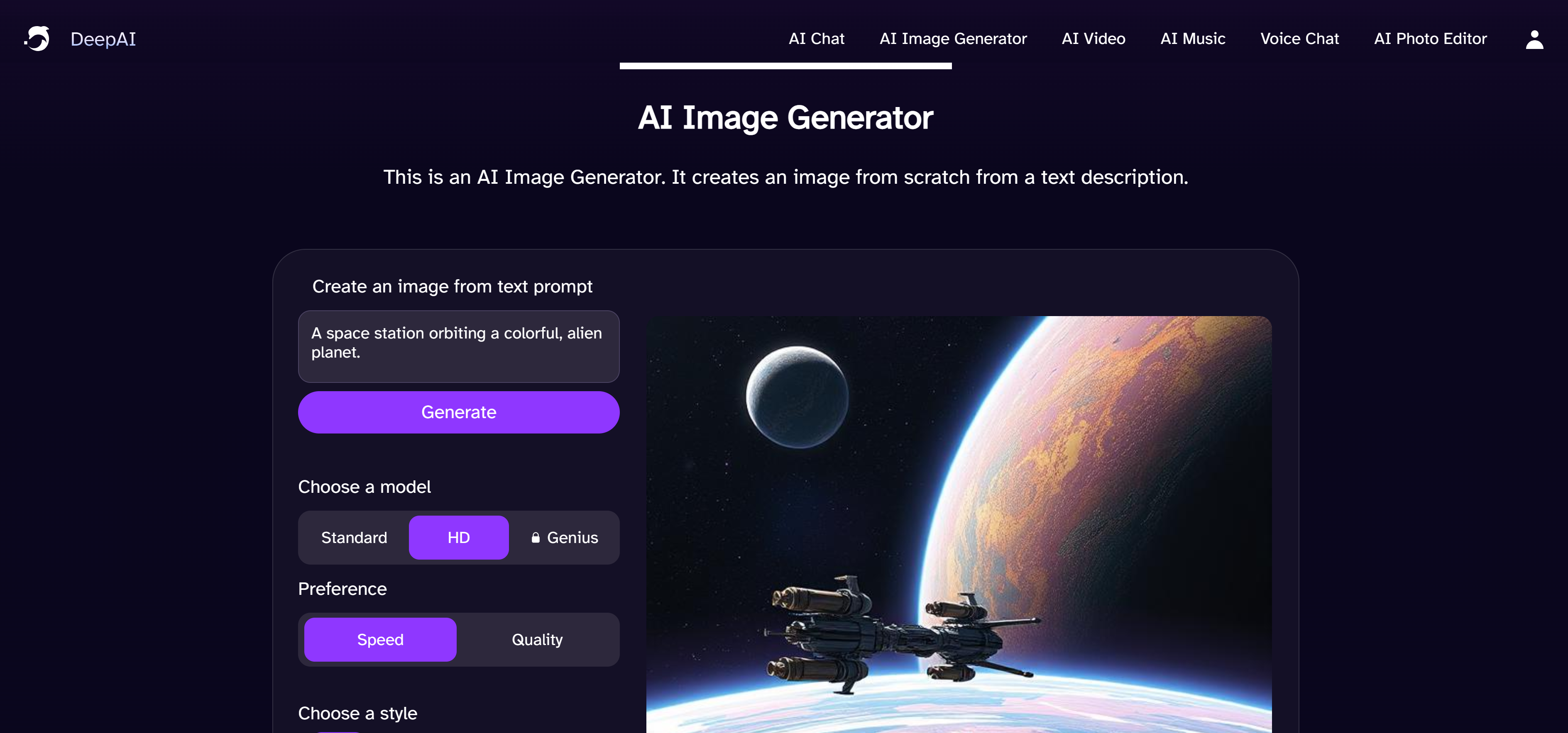 DeepAI Perchance AI alternative
