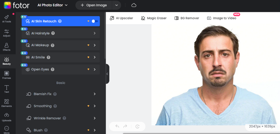 Fotor expression changer