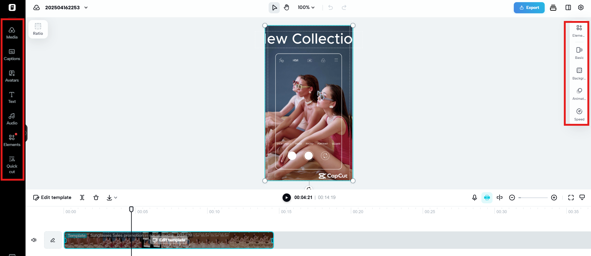Customize the video