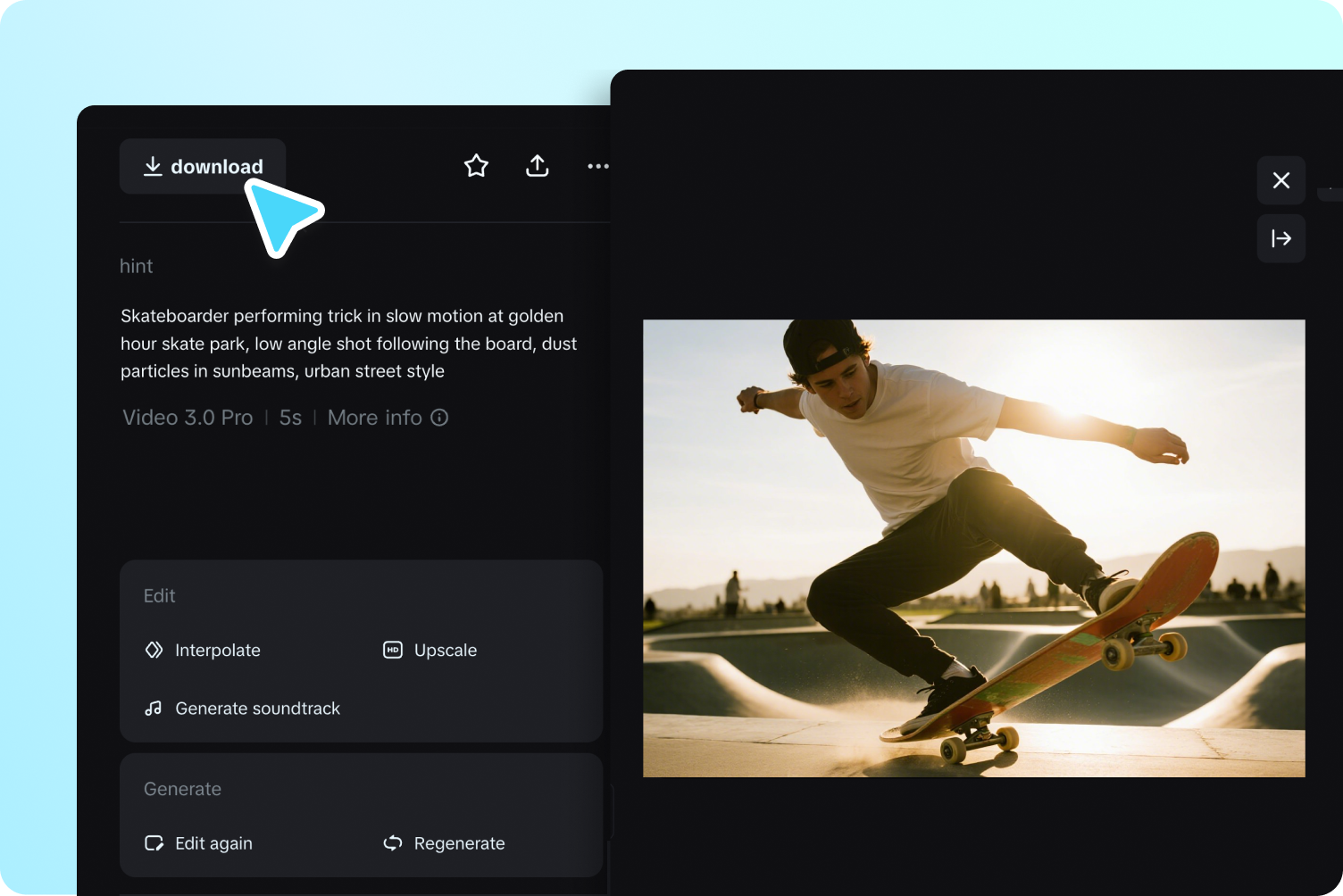 download ai video