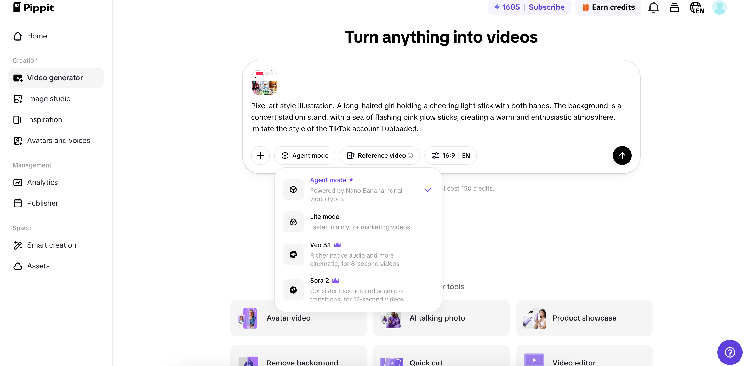 Zamień tekst na wideo