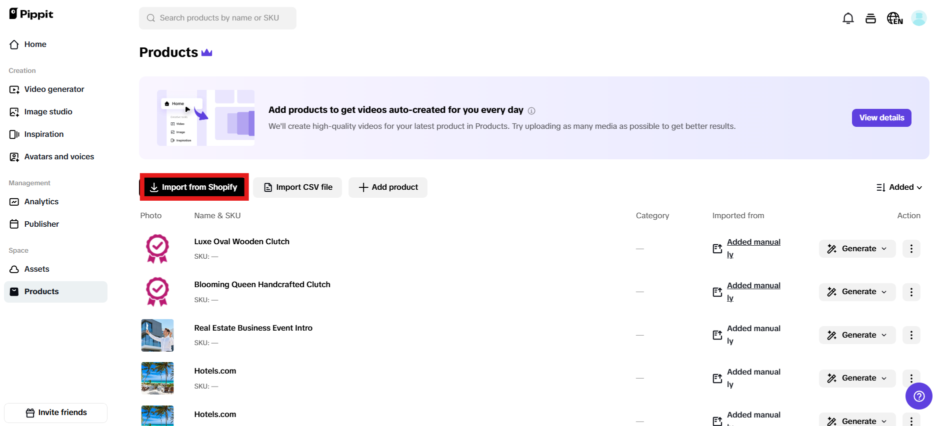 E-commerce marketplace integration