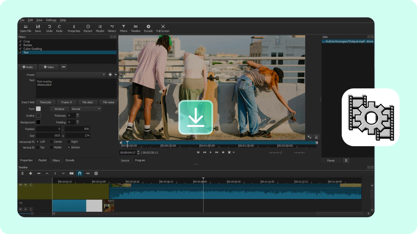 trình chỉnh sửa video VirtualDub