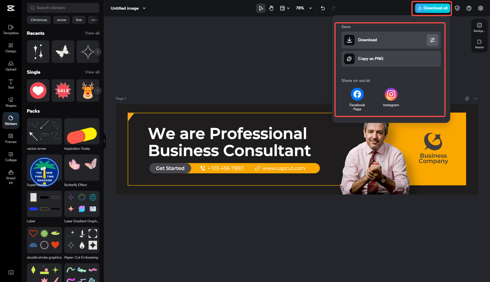 Download the LinkedIn banner