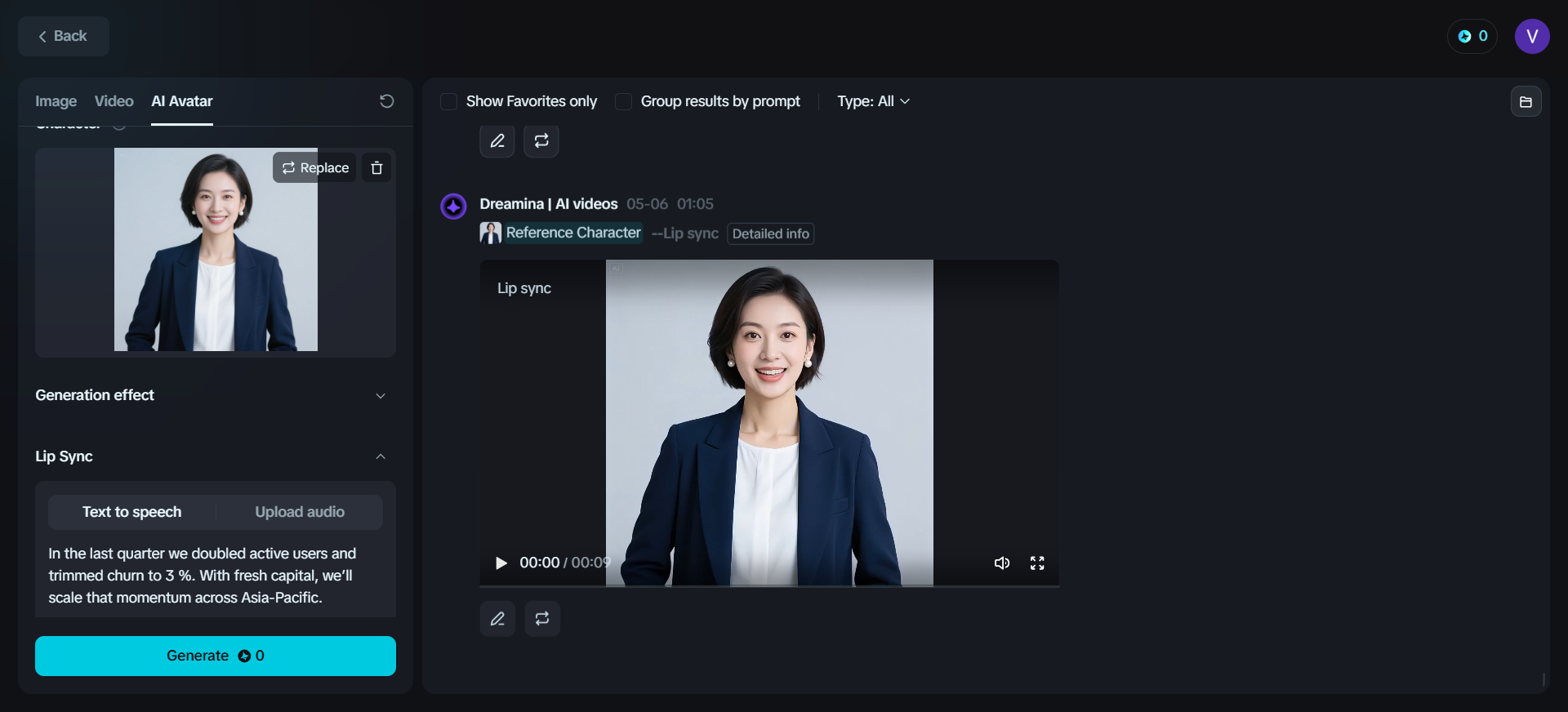 Professional spokesperson