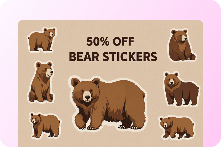 Promo clipart creation