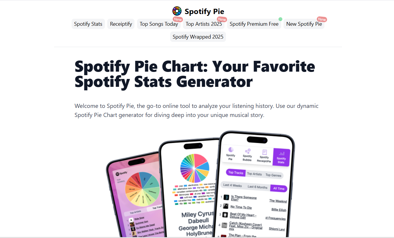 Visiter le site Web de Spotify pour voir les meilleurs genres Spotify
