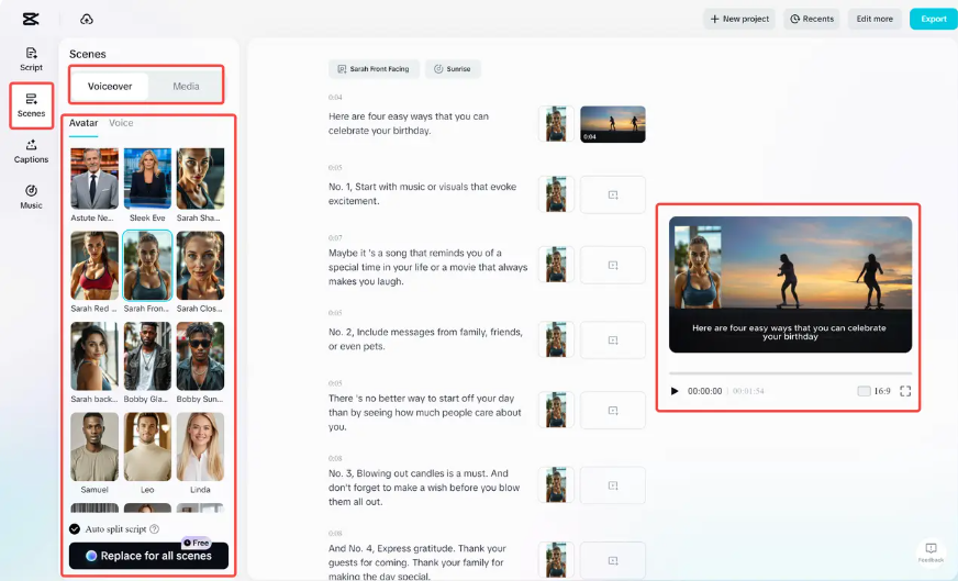Interfaccia dell' CapCut editor video desktop: un modo semplice per creare contenuti video brevi di tendenza