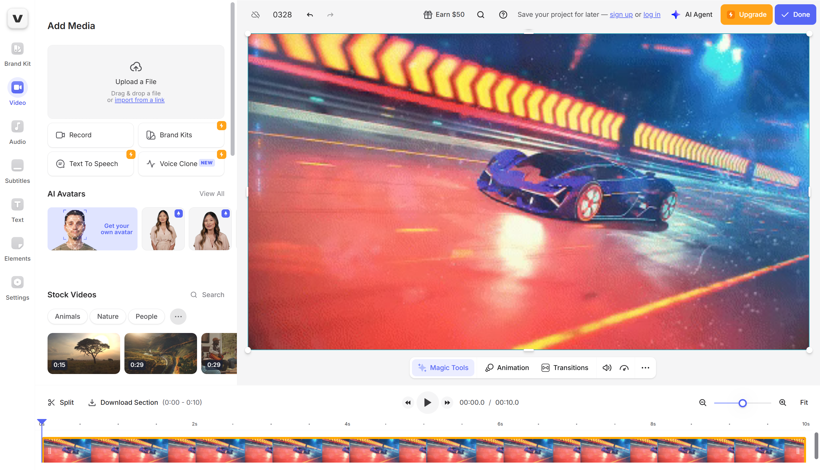 VEED.IO - the popular AI gaming video maker
