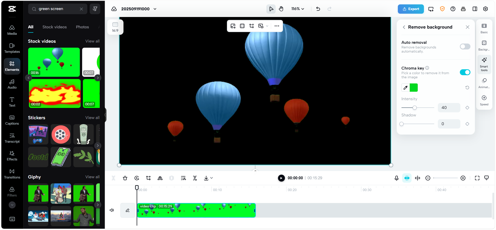CapCut Web: Η διαδικτυακή λύση επεξεργασίας chroma key για εσάς
