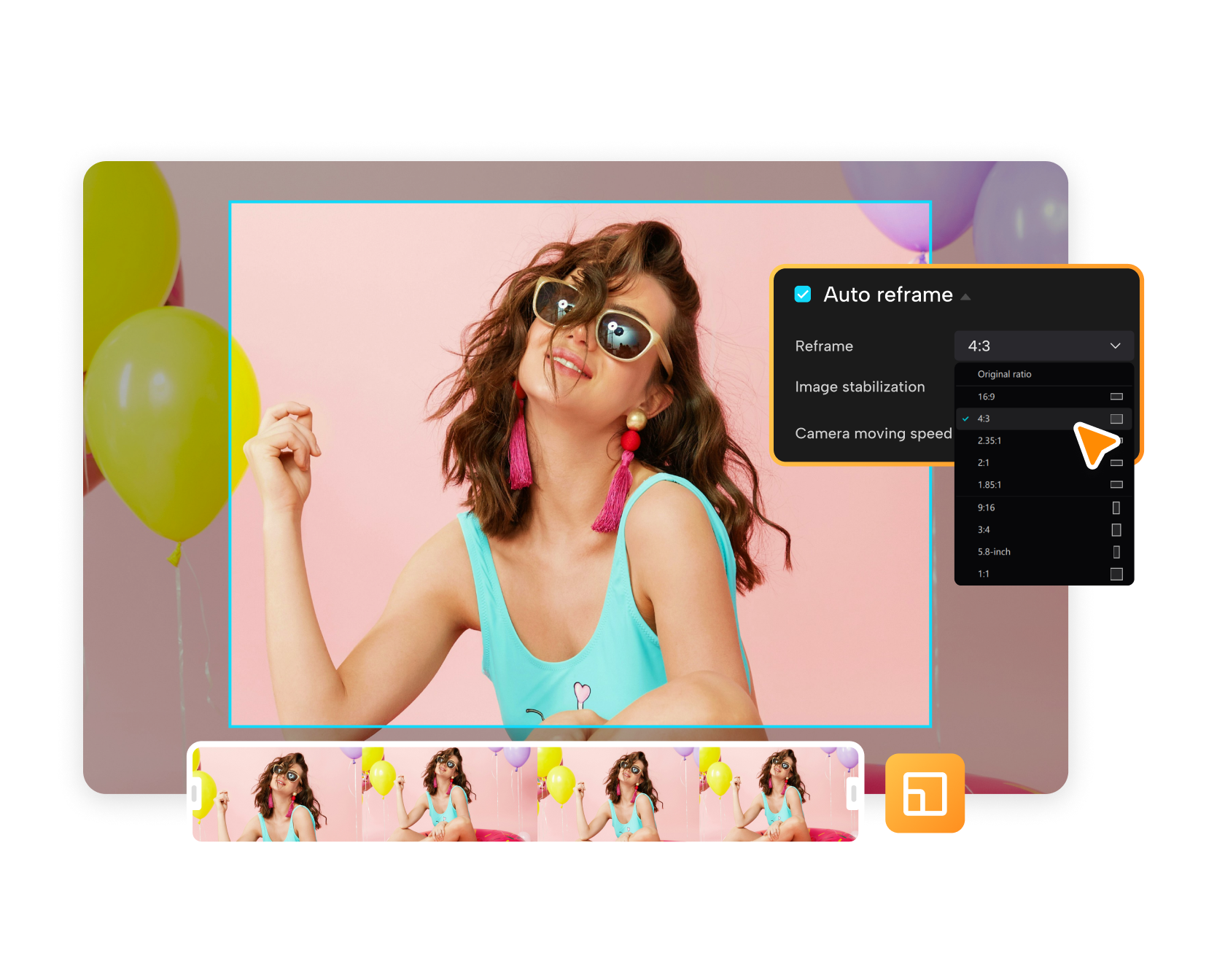 Auto Reframe Video Instantly